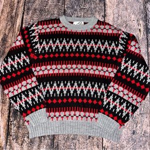 Steep Slopes Vintage 90’s Retro Knit Sweater -Large